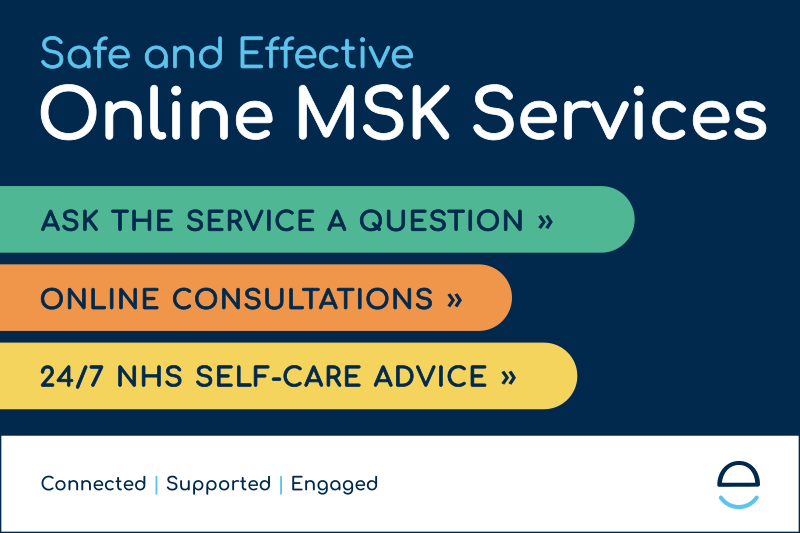 Access safe and effective online MSK services